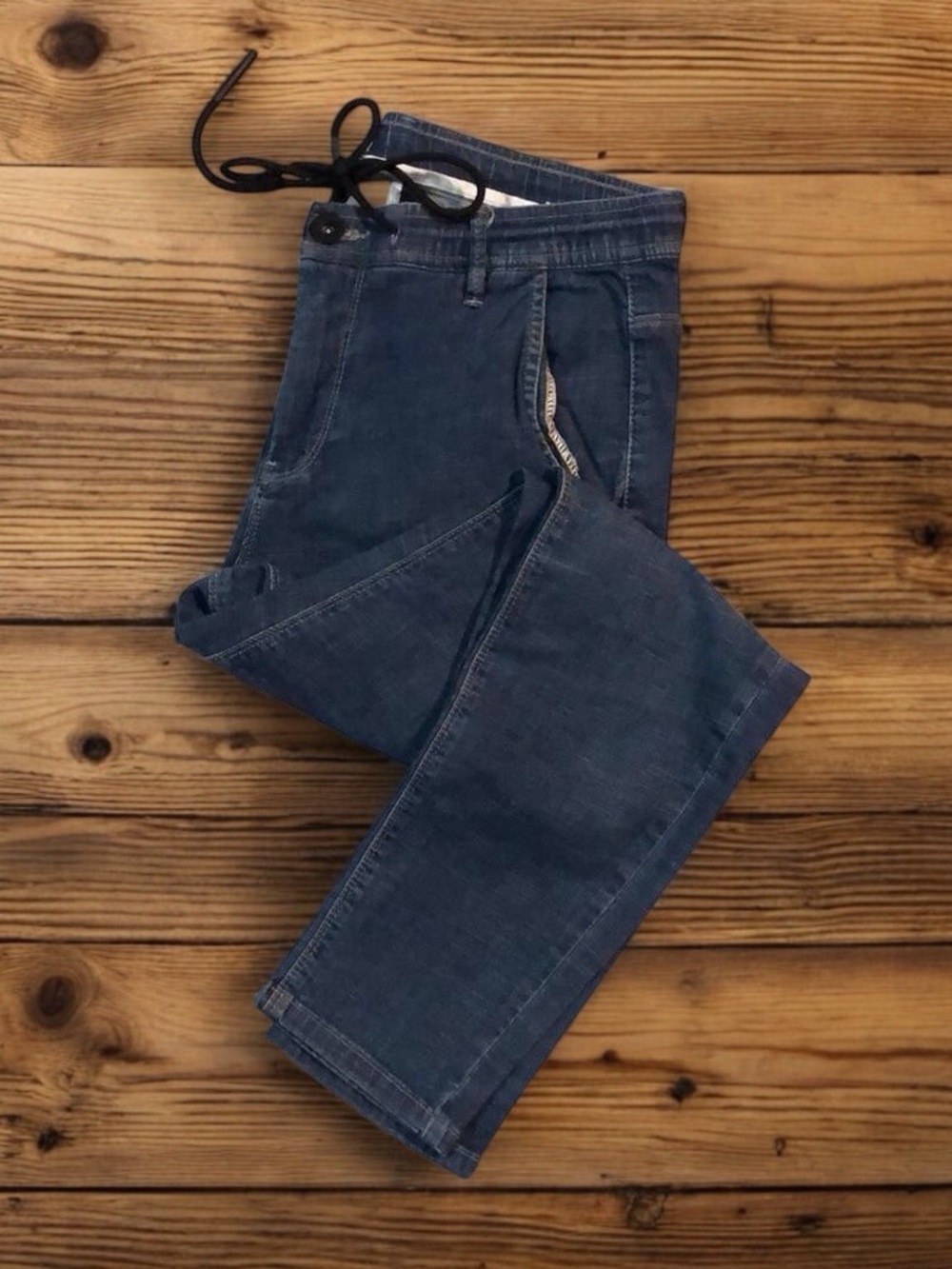 💫Casual Drawstring Indigo Jogger Jeans